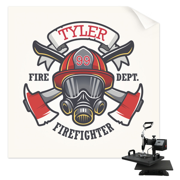 Custom Firefighter Sublimation Transfer (Personalized)