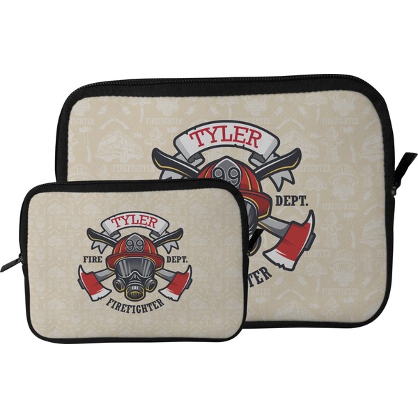 Firefighter Career Tablet Sleeve (Size Comparison)