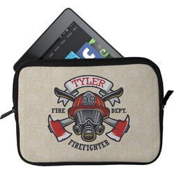 Firefighter Tablet Case / Sleeve - Small (Personalized)