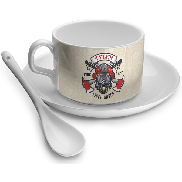 Custom Firefighter Tea Cup - Single (Personalized)
