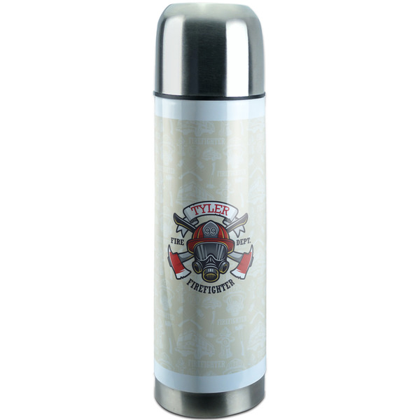 Custom Firefighter Stainless Steel Thermos (Personalized)