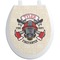 Firefighter Career Toilet Seat Decal (Personalized)