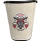 Firefighter Waste Basket - Single Sided (Black) (Personalized)
