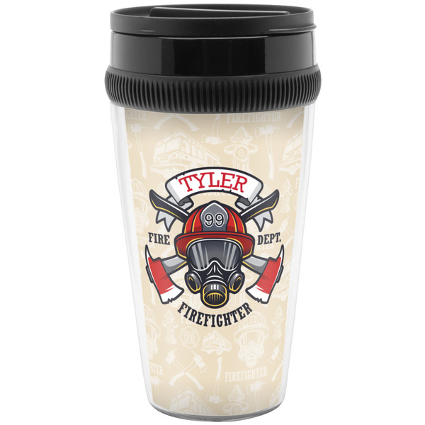 Custom Firefighter Acrylic Travel Mug without Handle (Personalized)