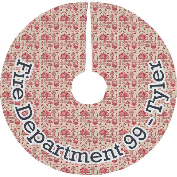 Custom Firefighter Tree Skirt (Personalized)