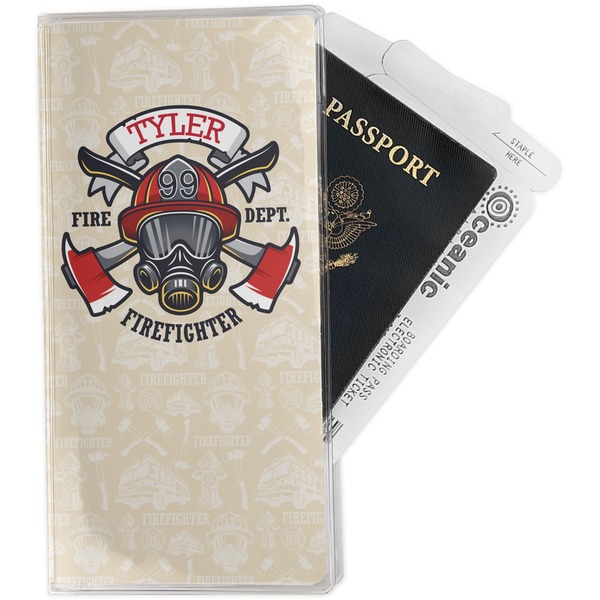 Custom Firefighter Travel Document Holder