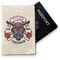 Firefighter Career Vinyl Passport Holder - Front