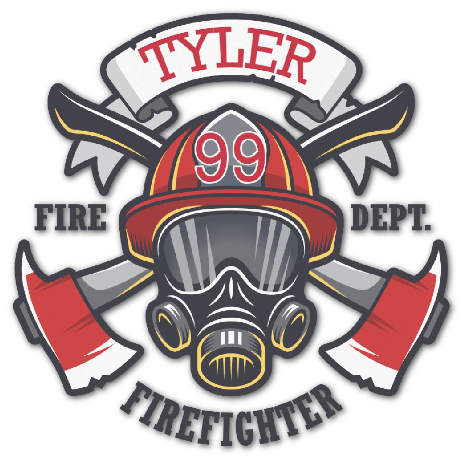 firefighting firefighter dalmation decal sticker *fs