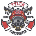 Firefighter Graphic Decal - Custom Sizes (Personalized)