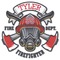 Firefighter Career Wall Graphic Decal