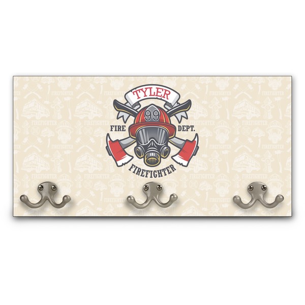 Custom Firefighter Wall Mounted Coat Rack (Personalized)