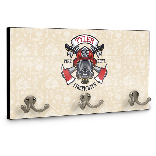 Firefighter Career Wall Mounted Coat Hanger - Side View