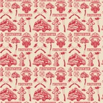 Firefighter Wallpaper & Surface Covering (Water Activated 24"x 24" Sample)