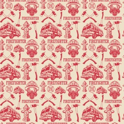 Firefighter Wallpaper & Surface Covering (Water Activated 24"x 24" Sample)
