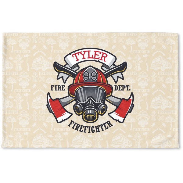 Custom Firefighter Woven Mat (Personalized)