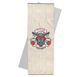 Firefighter Yoga Mat Towel (Personalized)