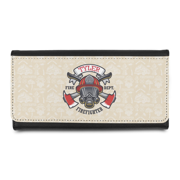 Custom Firefighter Leatherette Ladies Wallet (Personalized)