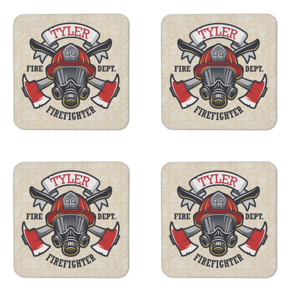 Firefighter Coaster Set - APPROVAL