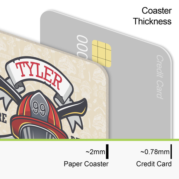 Firefighter Coaster Thickness