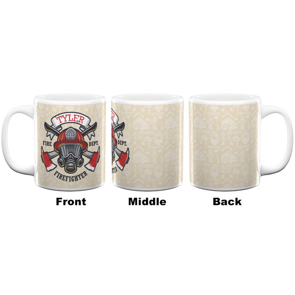 Firefighter Coffee Mug - 11 oz - White APPROVAL