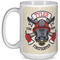 Firefighter Coffee Mug - 15 oz - White Full