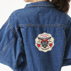 Firefighter Large Custom Shape Patch - XL (Personalized)