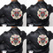 Firefighter Custom Shape Iron On Patches - XXXL APPROVAL set of 4