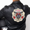Firefighter Custom Shape Iron On Patches - XXXL - APPROVAL