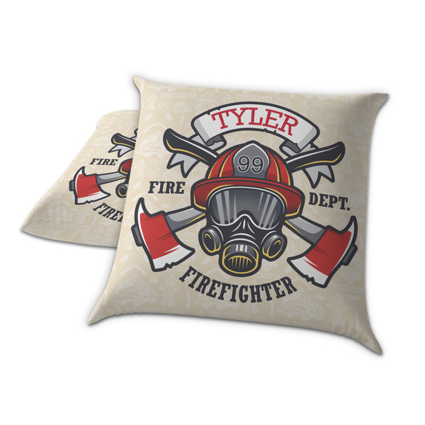 Firefighter Decorative Pillow Case - TWO