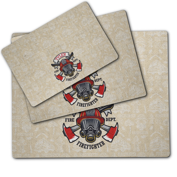 Firefighter Dog Food Mat - MAIN (sm, med, lrg)