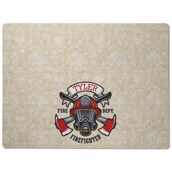 Firefighter Dog Food Mat - Medium without bowls