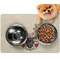 Firefighter Dog Food Mat - Small LIFESTYLE