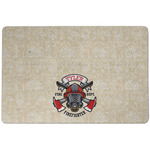 Firefighter Dog Food Mat w/ Name or Text