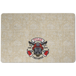 Firefighter Dog Food Mat w/ Name or Text