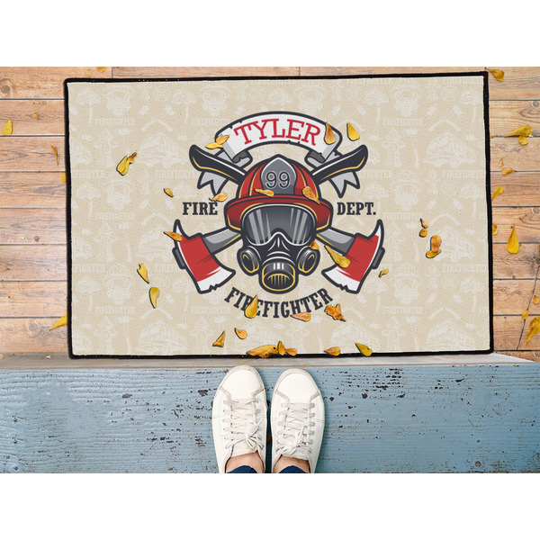 Firefighter Door Mat - LIFESTYLE (Med)