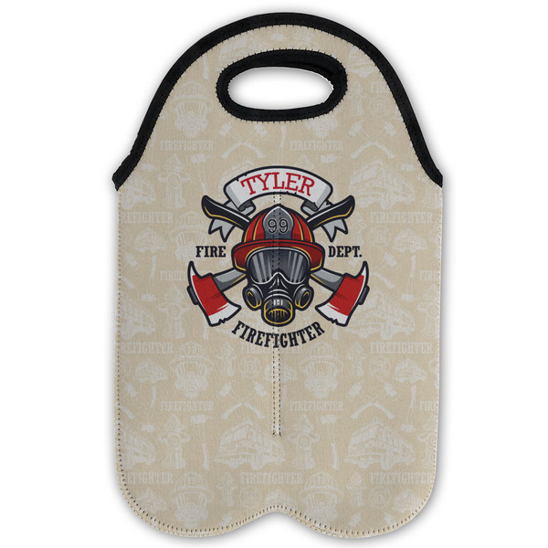 Firefighter Double Wine Tote - Flat (new)