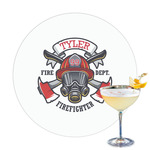 Firefighter Printed Drink Topper (Personalized)