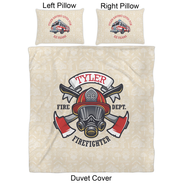 Firefighter Duvet Cover Set - Queen - Approval