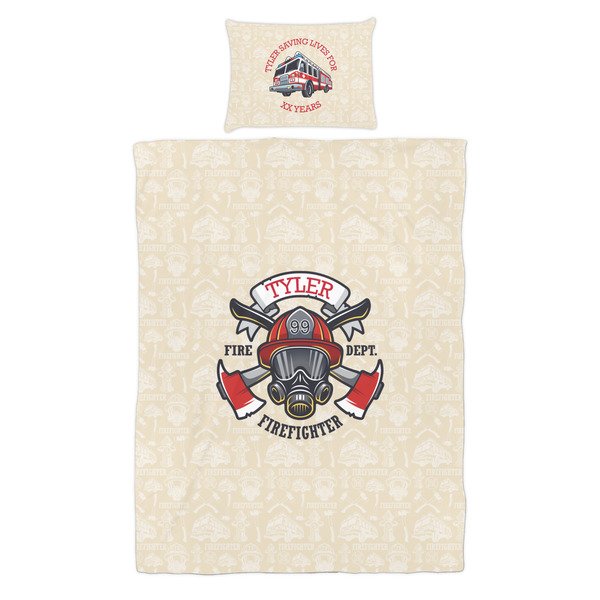 Firefighter Duvet Cover Set - Twin - Alt Approval