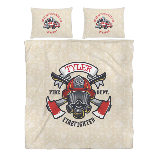 Firefighter Duvet cover Set - Queen - Alt Approval