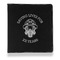 Firefighter Leather Binder - 1" - Black - Front View