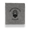 Firefighter Leather Binder - 1" - Grey - Front View