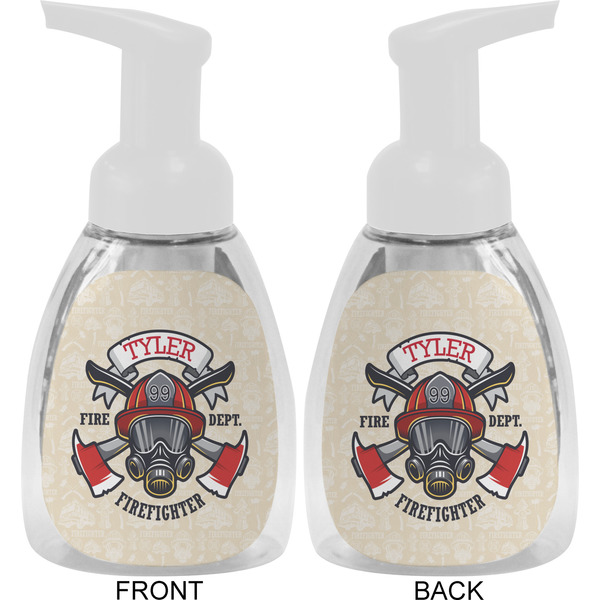 Firefighter Foam Soap Bottle Approval - White