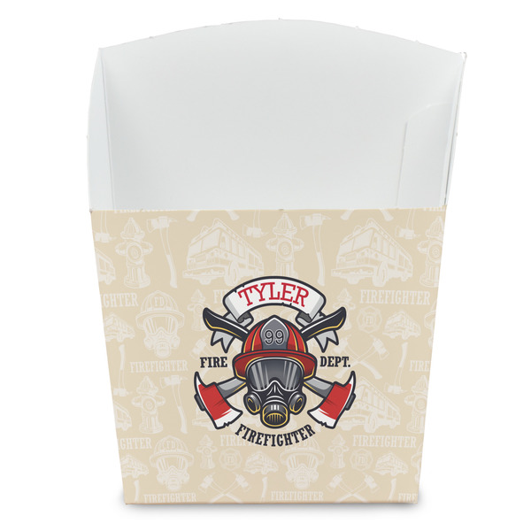 Custom Firefighter French Fry Favor Boxes (Personalized)