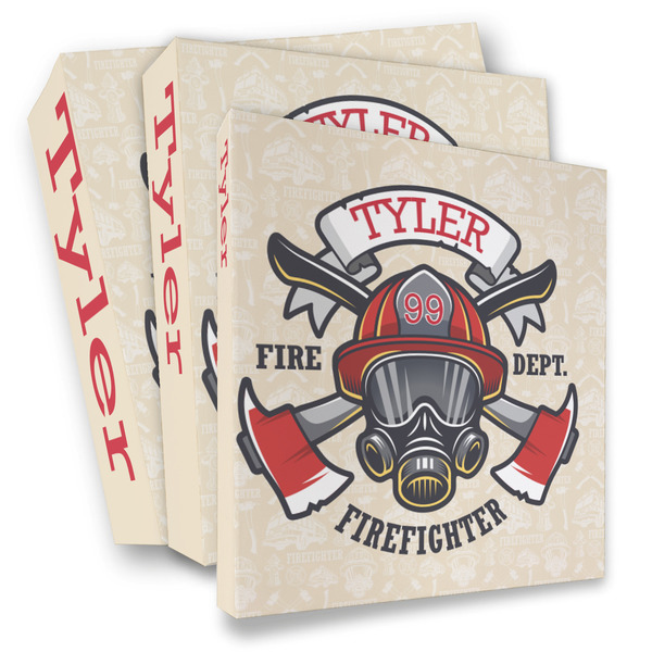 Custom Firefighter 3 Ring Binder - Full Wrap (Personalized)
