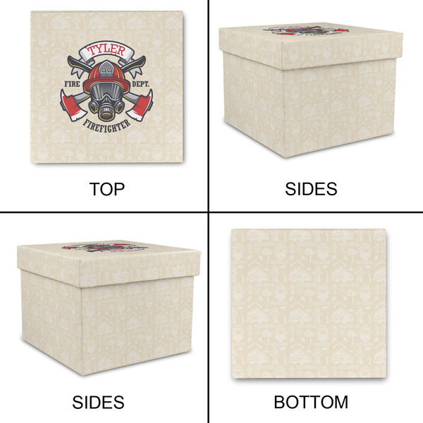 Firefighter Gift Boxes with Lid - Canvas Wrapped - XX-Large - Approval