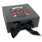 Firefighter Gift Boxes with Magnetic Lid - Black - Front (angle)
