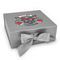 Firefighter Gift Boxes with Magnetic Lid - Silver - Front