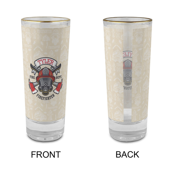 Firefighter Glass Shot Glass - 2 oz - Single - APPROVAL