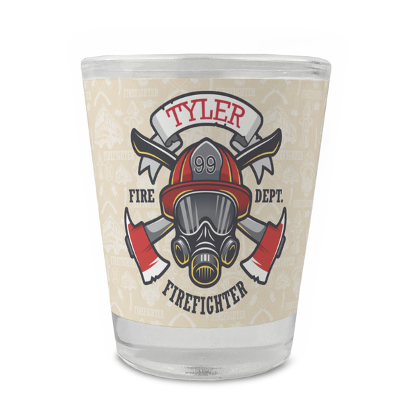 Firefighter Glass Shot Glass - Standard - FRONT